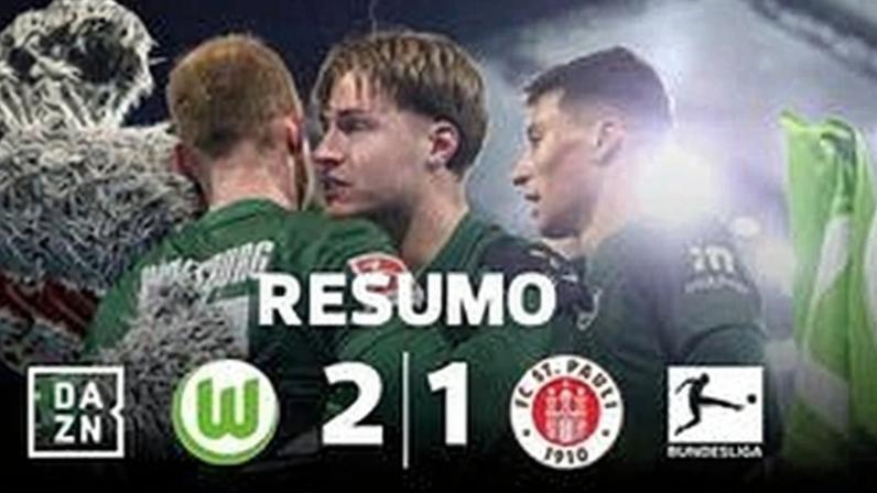 Wolfsburgo vence St. Pauli na estreia de Eriksen com golo inaugural