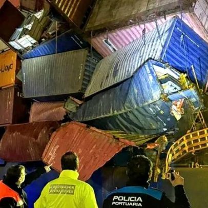 Navio português perde carga ao largo de Aveiro