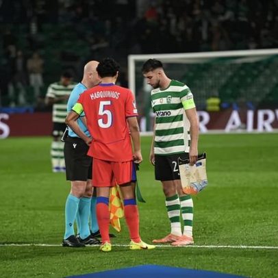 Sporting empata com o campeão europeu num jogo épico