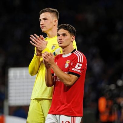 Dupla do Benfica nomeadas para o onze do século do Shakhtar