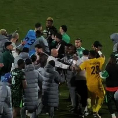 Confusão no final de Argélia-Nigéria envolve filho de Zidane