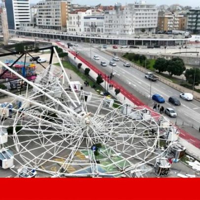 Imagens dos estragos do ciclone Kristin pelo país