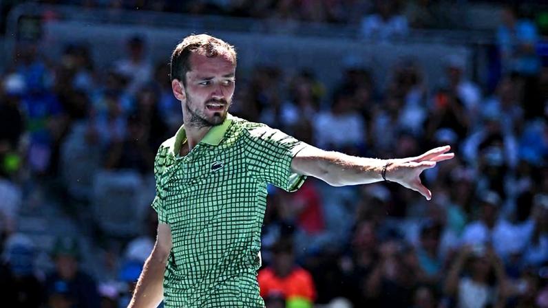 Daniil Medvedev está apurado para a terceira ronda do Open da Austrália
