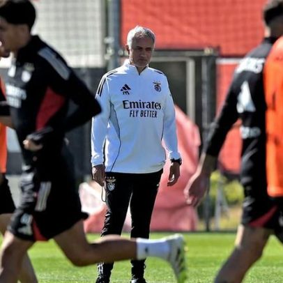 Onze provável do Benfica na Taça da Liga, segundo Mourinho