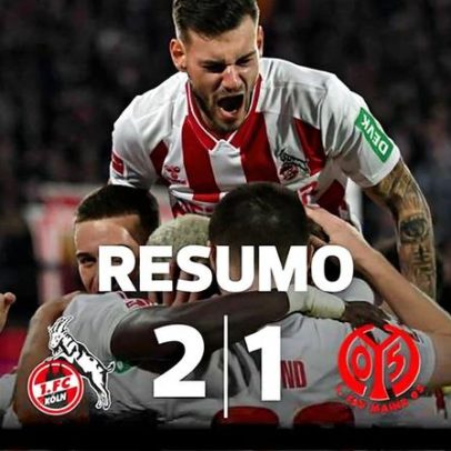 Colónia vence Mainz após dramática reviravolta