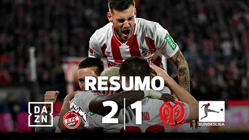 Reviravolta dramática dá vitória ao Colónia frente ao Mainz (resumo)