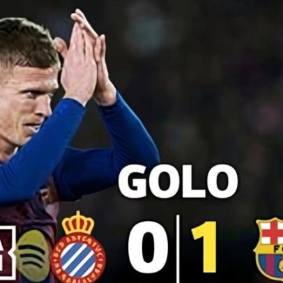 Olmo desbloqueia dérbi catalão com golaço