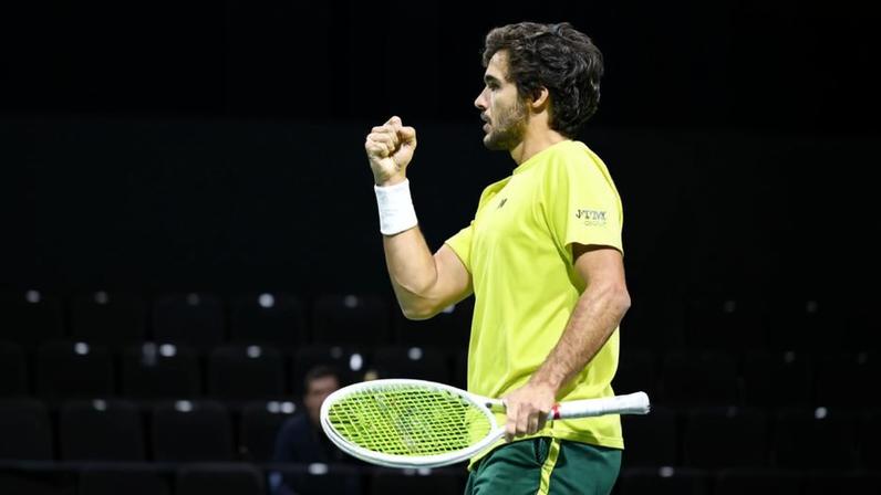 Francisco Cabral pode disputar em Brisbane a 11.ª final ATP da carreira. IMAGO