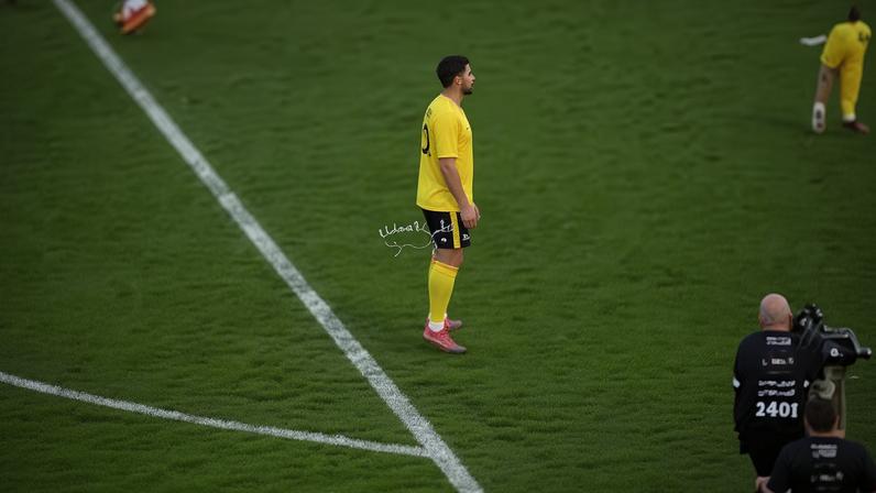 Imagem de João Félix e Rui Pedro Braz durante o incidente