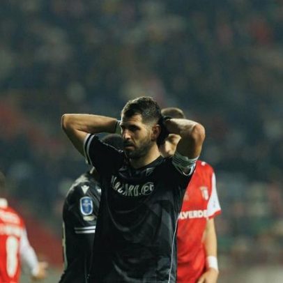 Nélson Oliveira suspenso por dois jogos no V. Guimarães