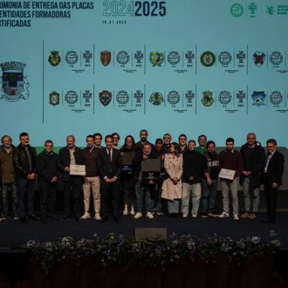 AF Aveiro distingue 99 entidades formadoras em cerimónia histórica