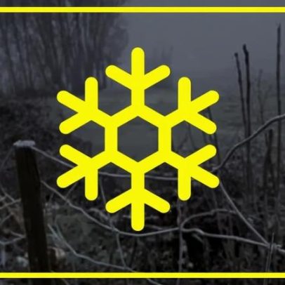 Aviso Amarelo de Tempo Frio para o Distrito de P