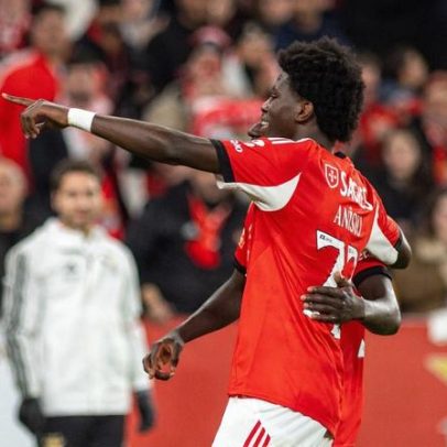 Anísio Cabral marca na estreia pela equipa principal do Benfica