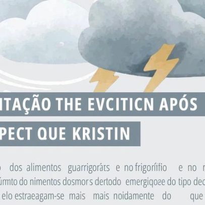 Após tempestade Kristin, reforçam cuidados com alimentos conservados