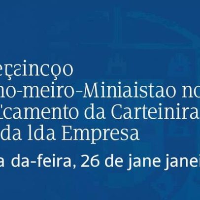 Transmissão em direto da intervenção do Primeiro-Ministro no lançamento