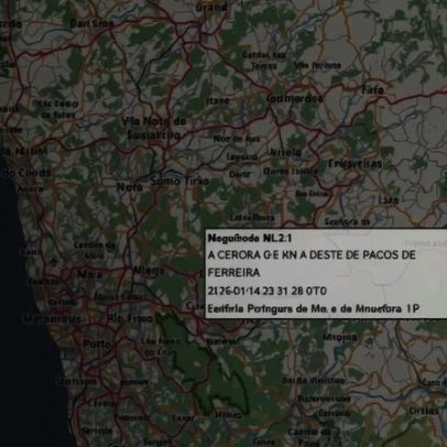Sismo sentido no continente às 23:21 de 14-01-2026