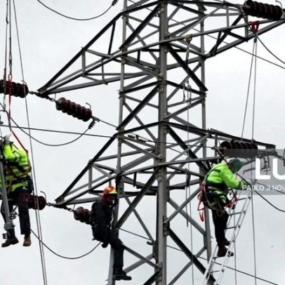 Dez mil clientes ficaram sem energia elétrica às 11:30