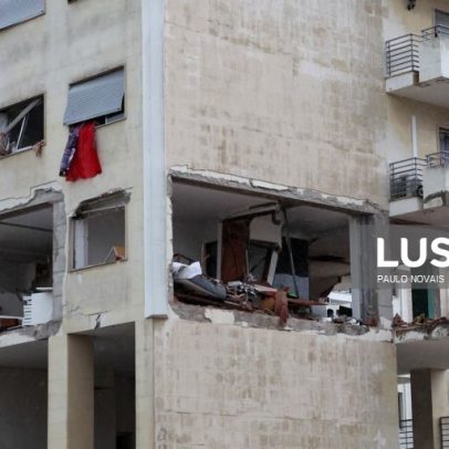 Explosão em apartamento em Coimbra provoca quatro feridos e danos no prédio