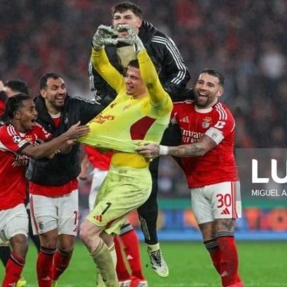 Golo de Trubin aos 90+8 coloca Benfica no play-off da Liga dos Campeões
