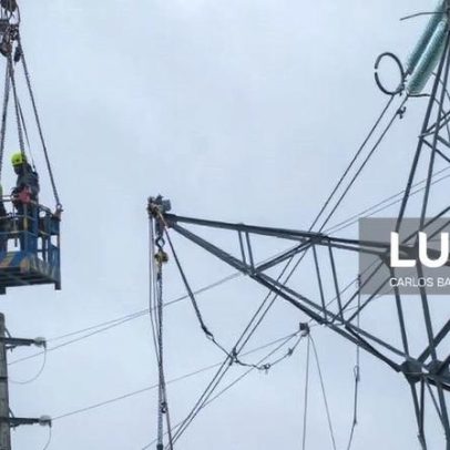 Cerca de 198 mil clientes estavam sem energia às 13:00