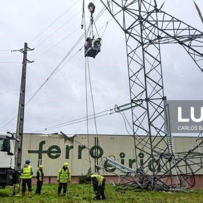 Cerca de 266 mil clientes da E-Redes ficaram sem energia às 15:00