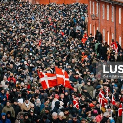 Mais de 10.000 manifestantes na Dinamarca contra Trump sobre o Afeganistão
