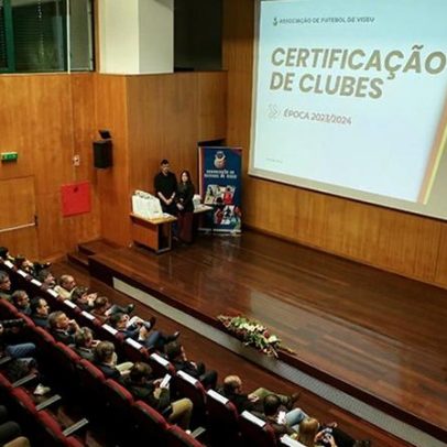 AF Viseu entrega diplomas de certificação aos clubes em Mangualde