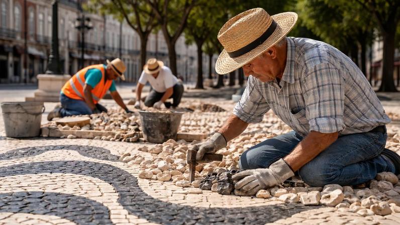 Governo entra em cena para salvar a calçada portuguesa
