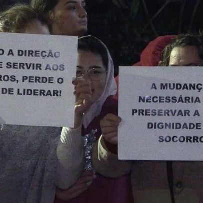 Mais de 200 pessoas unem-se em vigília de apoio aos Bombeiros de Sever do Vouga