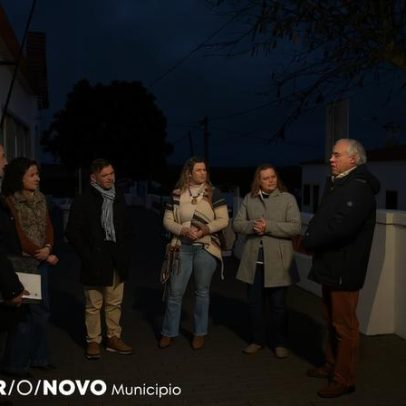 Executivo municipal visitou obras da EB do Ciborro