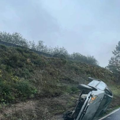Acidente na EN 227 em Pedro do Sul causa interrupção do trânsito