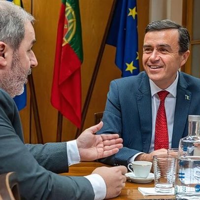 Nuno Maciel reuniu-se com eurodeputado Paulo do Nascimento Cabral