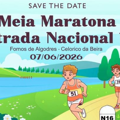 Meia Maratona Estrada Nacional 16 realiza-se com participação de atletas