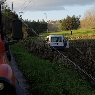 Despiste em Figueiró do Campo deixa ferido