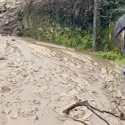 Derrocada corta a EM 508 em Aldeia das Dez