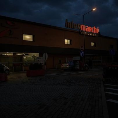 Assalto ao quiosque do Intermarché de Águeda ladrões descem por cordas no telhado
