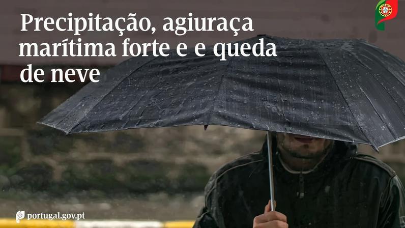 O IPMA prevê um período prolongado de chuva a partir deste domingo e durante a p…
