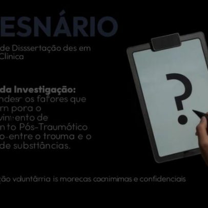 Questionário utilizado em dissertação de mestrado em psicologia clínica