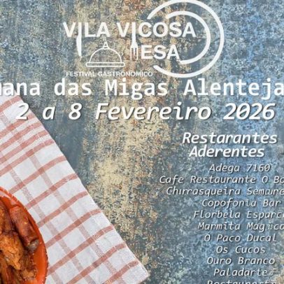 Festival gastronómico Vila Viçosa à Mesa acontece na próxima semana