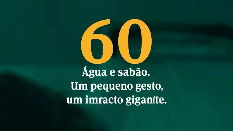Sabia que, ao lavar as mãos, está a preservar a sua saúde e a das pessoas à sua …