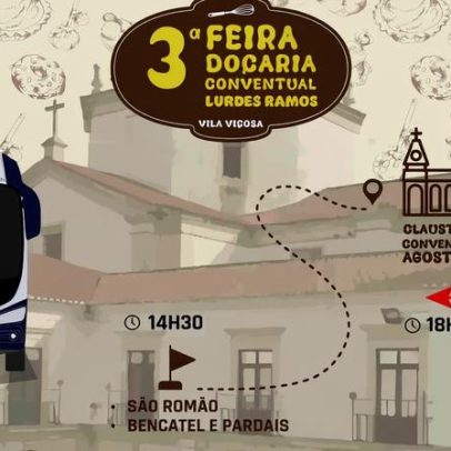 Transporte gratuito na 3ª Feira de Doçaria Conventual Lurdes Ramos 2026