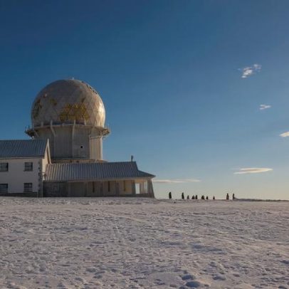 Sensação térmica na Serra da Estrela cai para perto de -25 °C