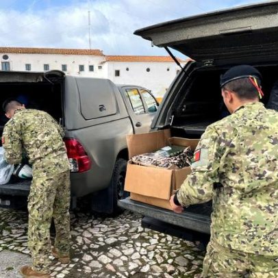 Militares do Regimento de Cavalaria Nº3 de Estremoz apoiam vítimas da tempestade Kristin