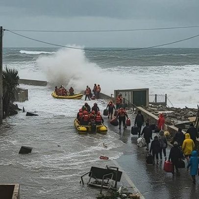 Tempestade Harry provoca morte na Grécia e vários deslocados em Itália