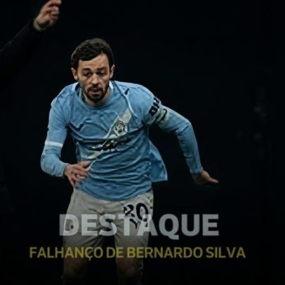 Defesa oferece golo a Bernardo Silva, que recusa