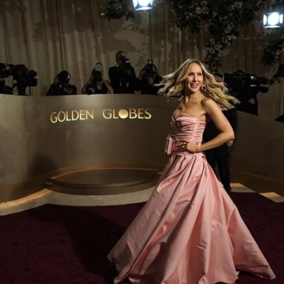 Vestidos na noite dos Globos de Ouro durante a passagem de Wagner Moura
