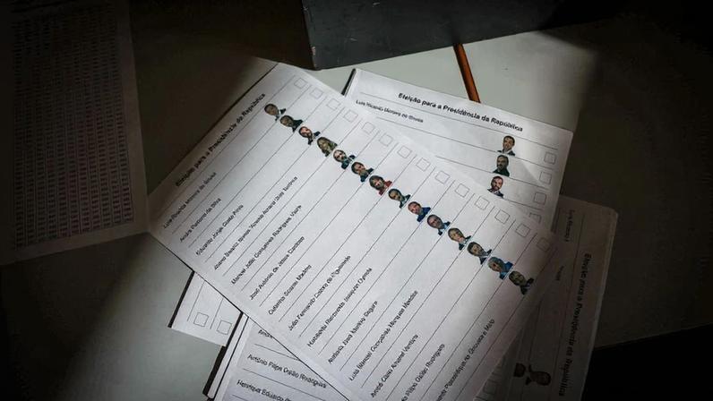 Boletim das eleições de 2026 para a Presidência da República - foto: ANDRÉ KOSTERS/LUSA