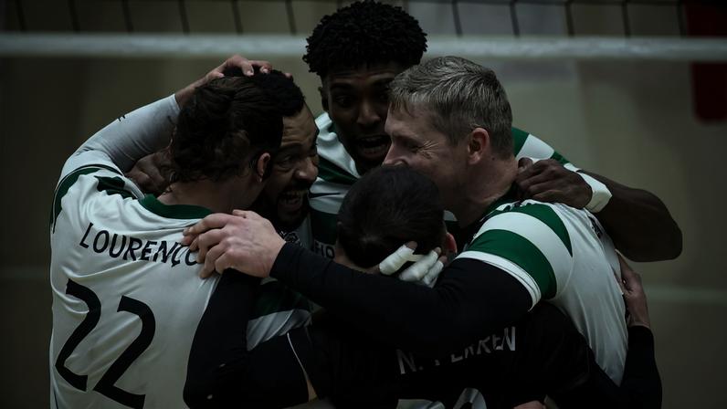 Leões festejam mais um triunfo - Foto: Sporting