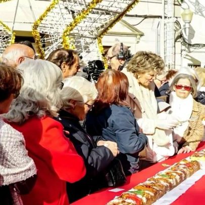 Bolo-Rei gigante une Beja nas Portas de Mértola