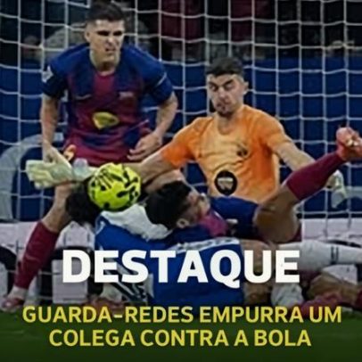 Garcia empurra Gerard para evitar golo do Espanyol